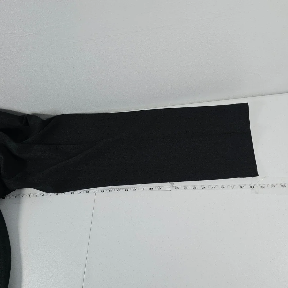 AKA Eddie Bauer Mens Charcoal Gray Wool Pleated Dress‎ Pants Size 44 Herringbone